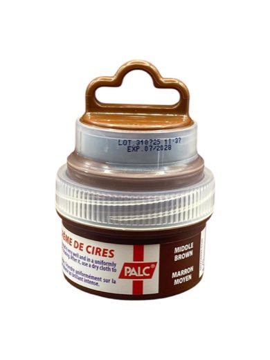 Palc Self-Shining Shoe Cream Kit 2-in-1 - Brown · 50 ml