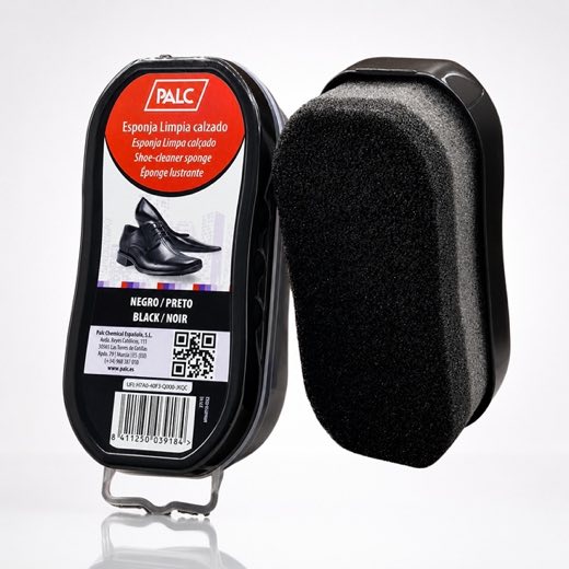 Palc Self-Shining Shoe Sponge - Black